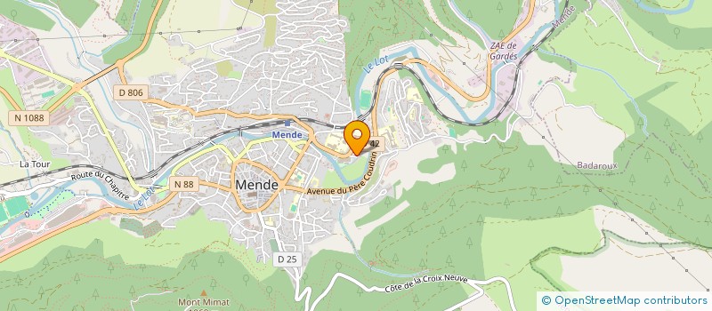 localisation de l'entreprise EARL DU RIOU à BRENOUX