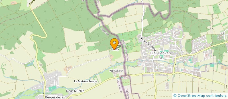 localisation de l'entreprise EARL DU RITTYHOF à LEYMEN