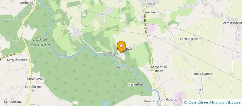 localisation de l'entreprise EARL DU RIVIER  TOURCH