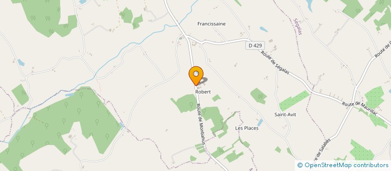 localisation de l'entreprise EARL DU ROBERT à SAINT-COLOMB-DE-LAUZUN