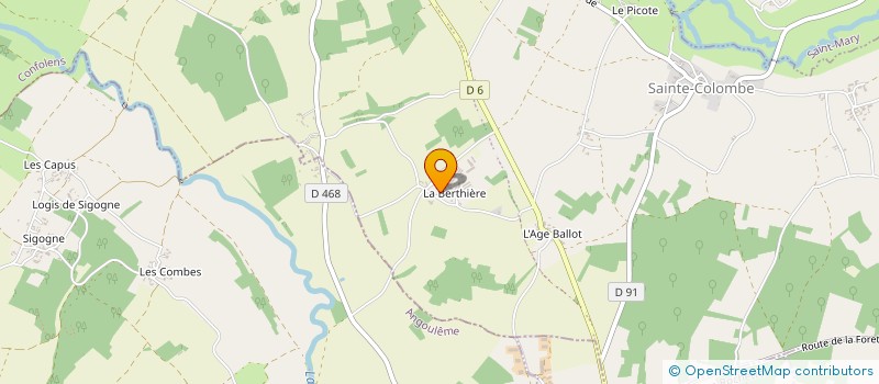 localisation de l'entreprise EARL DU ROCHAU à VAL-DE-BONNIEURE