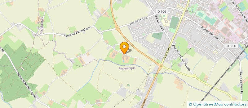 localisation de l'entreprise EARL DU ROCHER à HAZEBROUCK