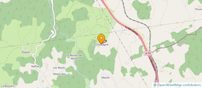 localisation de l'entreprise EARL DU ROCHER BLANC à VAL D'ARCOMIE