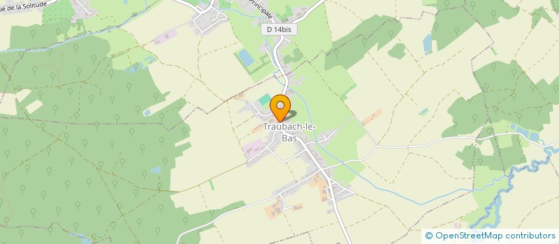 localisation de l'entreprise EARL DU ROETLING à TRAUBACH-LE-BAS