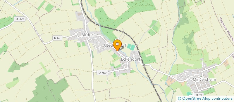 localisation de l'entreprise EARL DU ROHRBACH  ROHR