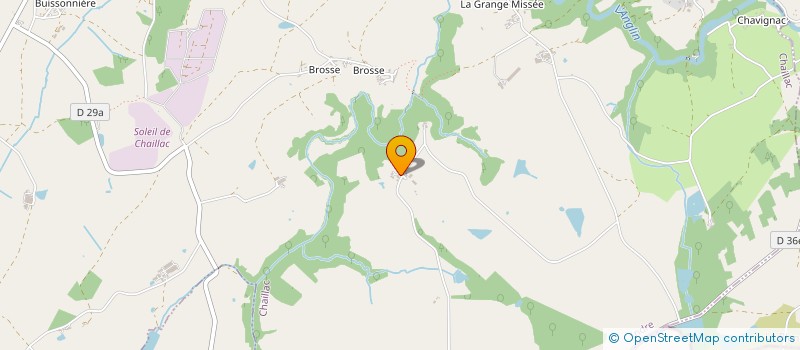 localisation de l'entreprise EARL DU ROSEAU à CHAILLAC