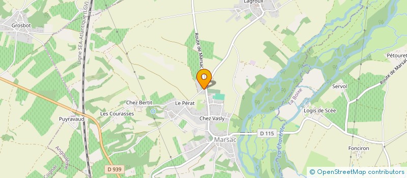 localisation de l'entreprise EARL DU RU à MARSAC