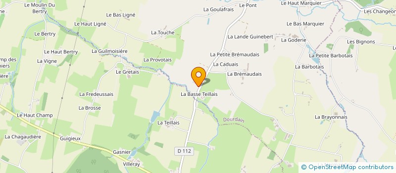 localisation de l'entreprise EARL DU RUISSEAU  DOURDAIN
