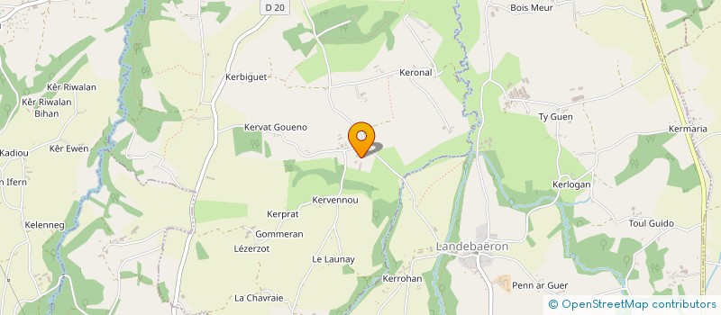 localisation de l'entreprise EARL DU RUN à BRELIDY