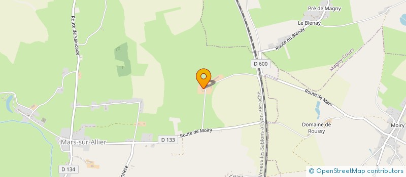 localisation de l'entreprise EARL DU SALLAY à MARS-SUR-ALLIER