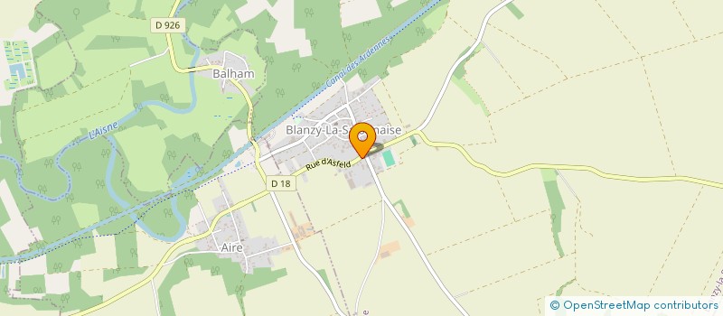 localisation de l'entreprise EARL DU SALONAIS à BLANZY-LA-SALONNAISE