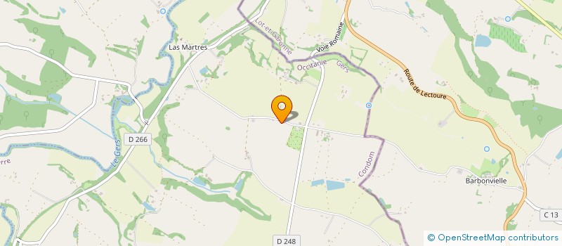 localisation de l'entreprise EARL DU SARRAU à SEMPESSERRE