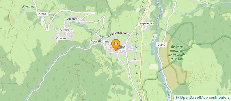 localisation de l'entreprise EARL DU SAUCET  GERE-BELESTEN