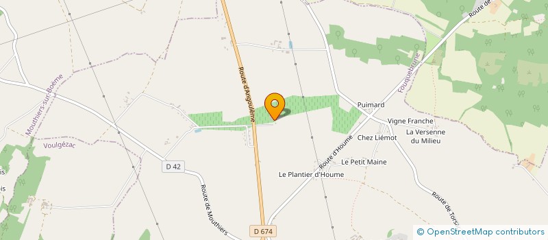 localisation de l'entreprise EARL DU SAUVAT à FOUQUEBRUNE