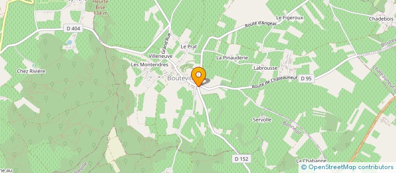 localisation de l'entreprise EARL DU SENECHAL à BOUTEVILLE