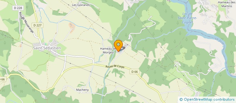 localisation de l'entreprise EARL DU SERRE IZARD  CHATEL-EN-TRIEVES