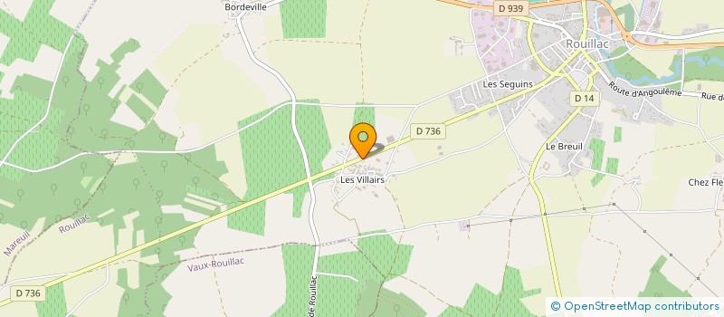 localisation de l'entreprise EARL DU SEUIL à ROUILLAC