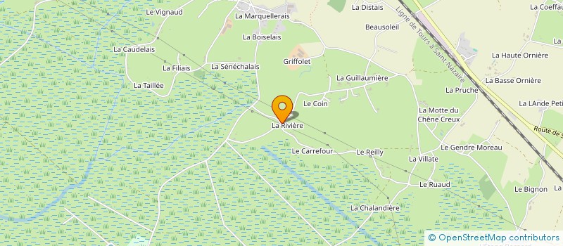 localisation de l'entreprise EARL DU SILLON  SAINT-ETIENNE-DE-MONTLUC