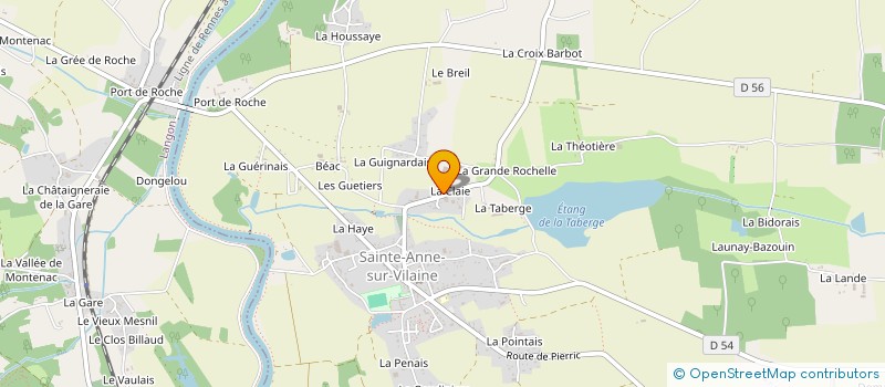localisation de l'entreprise EARL DU SOC à SAINTE-ANNE-SUR-VILAINE