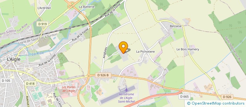 localisation de l'entreprise EARL DU SOUCHEY à SAINT-SULPICE-SUR-RISLE