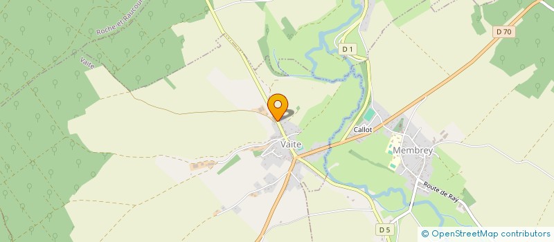 localisation de l'entreprise EARL DU SOUFFLET  VAITE