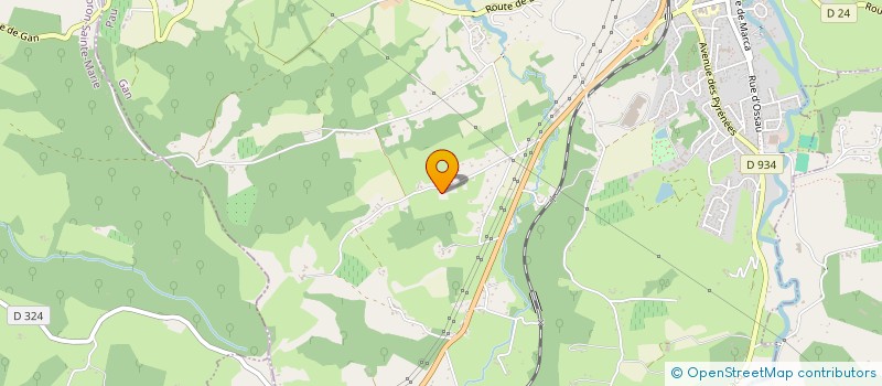 localisation de l'entreprise EARL DU SOUST  GAN