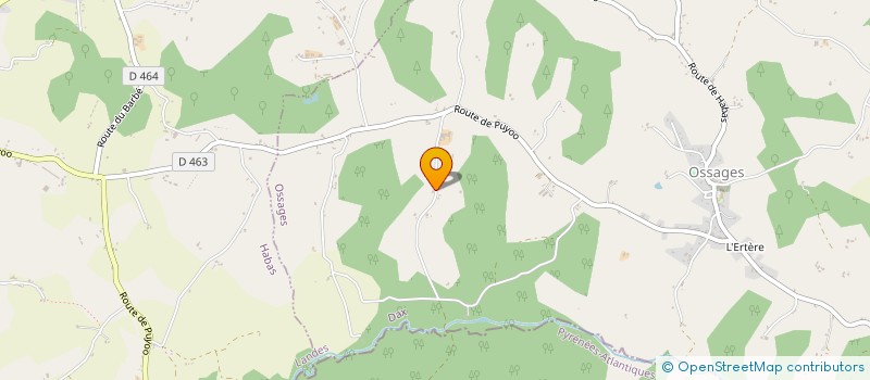 localisation de l'entreprise EARL DU TASTET  MOUSCARDES