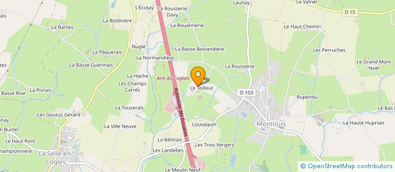 localisation de l'entreprise EARL DU TEIL à MAEN ROCH