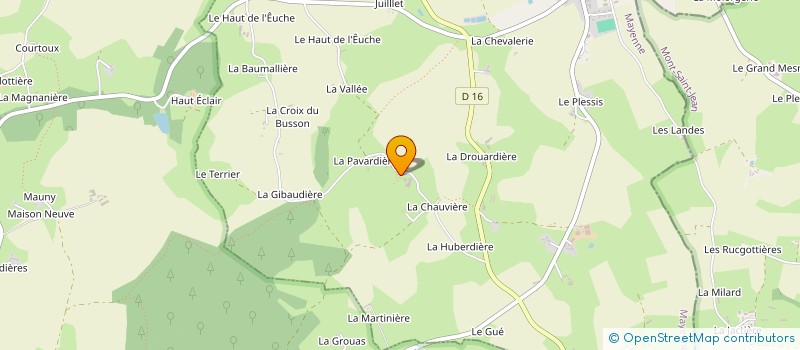 localisation de l'entreprise EARL DU TEILLEUL  SAINT-GERMAIN-DE-COULAMER