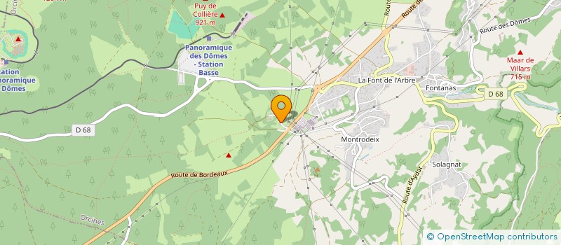 localisation de l'entreprise EARL DU TEMPLE DE MERCURE à ORCINES