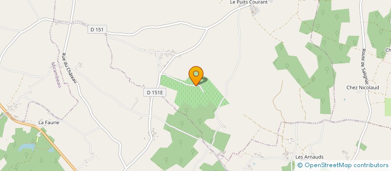localisation de l'entreprise EARL DU TERRIER DES BATES à ALLAS-BOCAGE