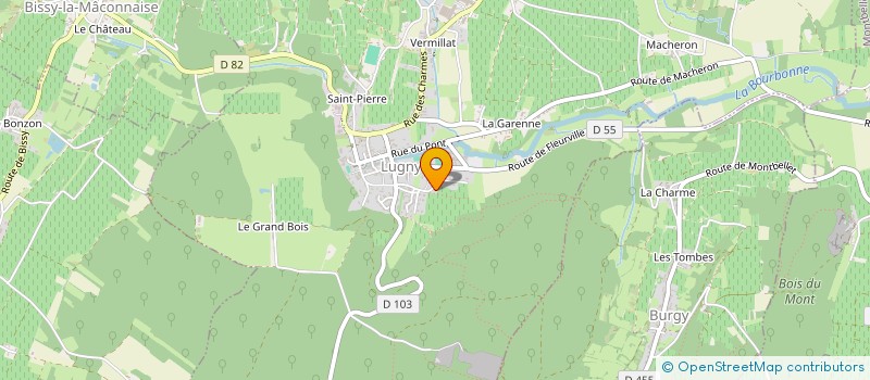 localisation de l'entreprise EARL DU TERRILLOT à LUGNY