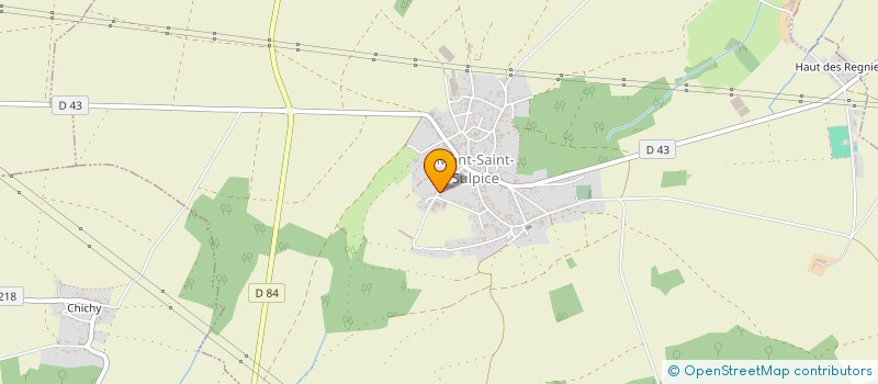 localisation de l'entreprise EARL DU TERTRE  MONT-SAINT-SULPICE