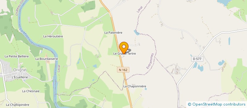 localisation de l'entreprise EARL DU TERTRE FAUTRAS à ENTRAMMES