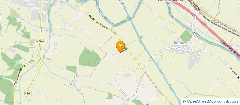 localisation de l'entreprise EARL DU TEULET à RENNEVILLE