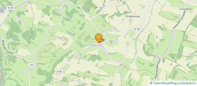 localisation de l'entreprise EARL DU TICOULET  AGASSAC