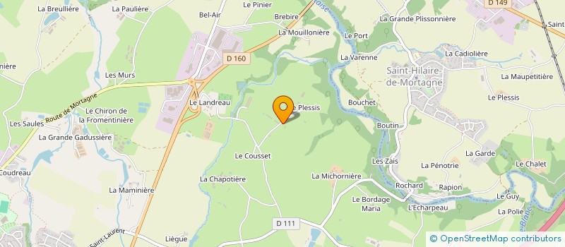localisation de l'entreprise EARL DU TILLEUL à CHANVERRIE