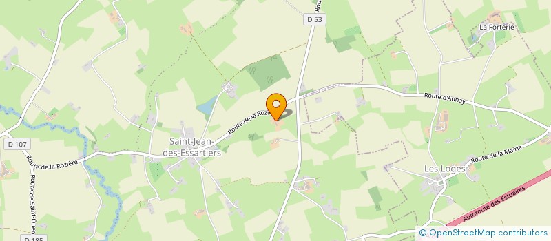 localisation de l'entreprise EARL DU TILLEUL à CAUMONT-SUR-AURE