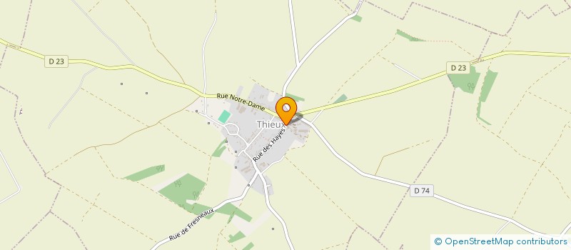 localisation de l'entreprise EARL DU TILLEUX  THIEUX