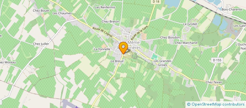 localisation de l'entreprise EARL DU TREFLE à SAINT-MEME-LES-CARRIERES