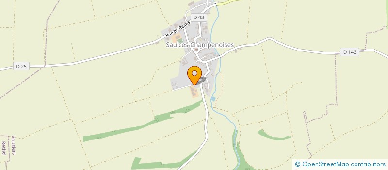 localisation de l'entreprise EARL DU TREMOIS  SAULCES CHAMPENOISES