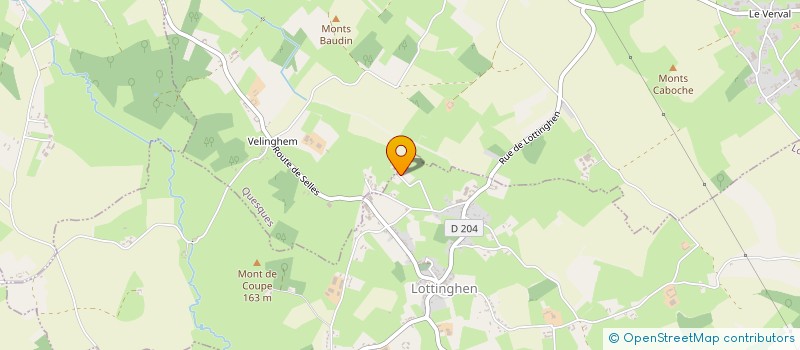 localisation de l'entreprise EARL DU TRONQUOIS à LOTTINGHEN