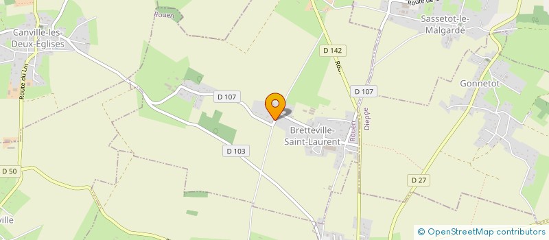 localisation de l'entreprise EARL DU TULIPIER  BRETTEVILLE-SAINT-LAURENT