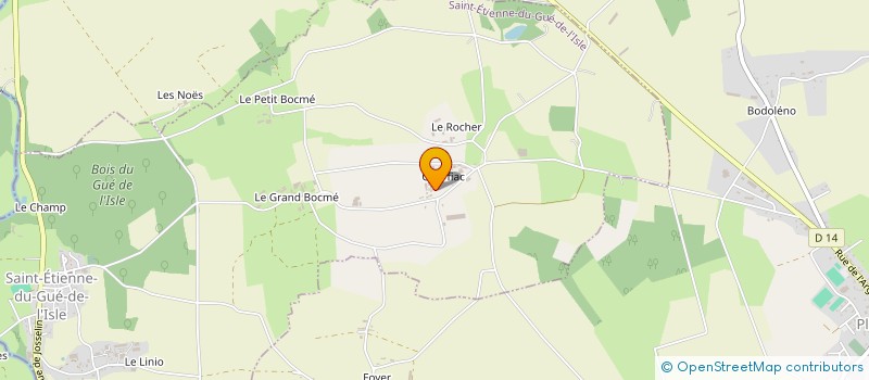 localisation de l'entreprise EARL DU VA à SAINT-ETIENNE-DU-GUE-DE-L'ISLE