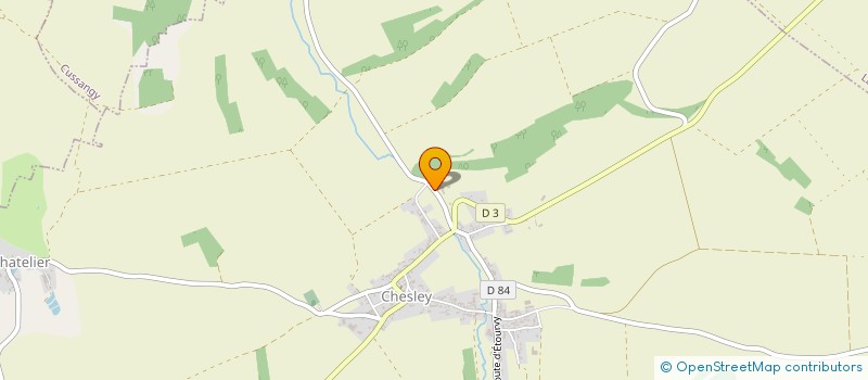 localisation de l'entreprise EARL DU VAL AUX MOINES  CHESLEY