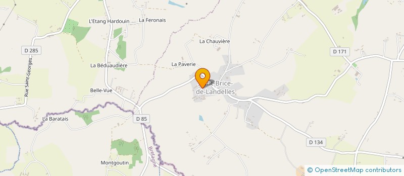localisation de l'entreprise EARL DU VAL FLEURI à SAINT-BRICE-DE-LANDELLES