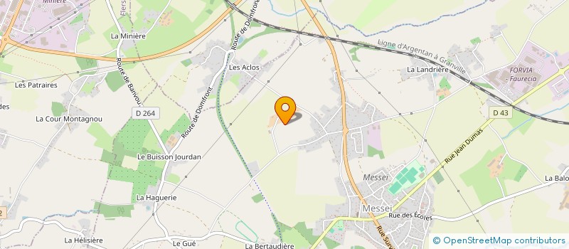 localisation de l'entreprise EARL DU VAL REINE à MESSEI