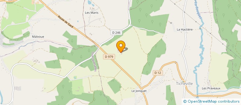 localisation de l'entreprise EARL DU VALAME à TICHEVILLE