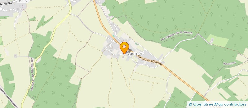 localisation de l'entreprise EARL DU VALLIMAURAIS  VAUMORT