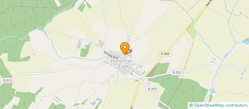 localisation de l'entreprise EARL DU VANNON à POINSON-LES-FAYL